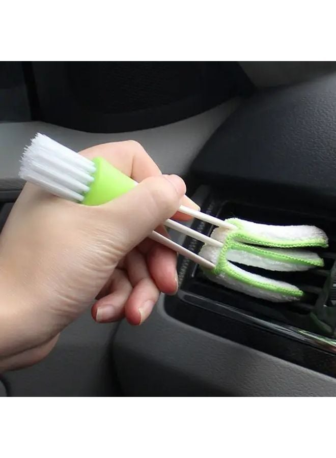 Green Air Vent Brush For Car AC Internal Cleaning Dust Remover - Image 4